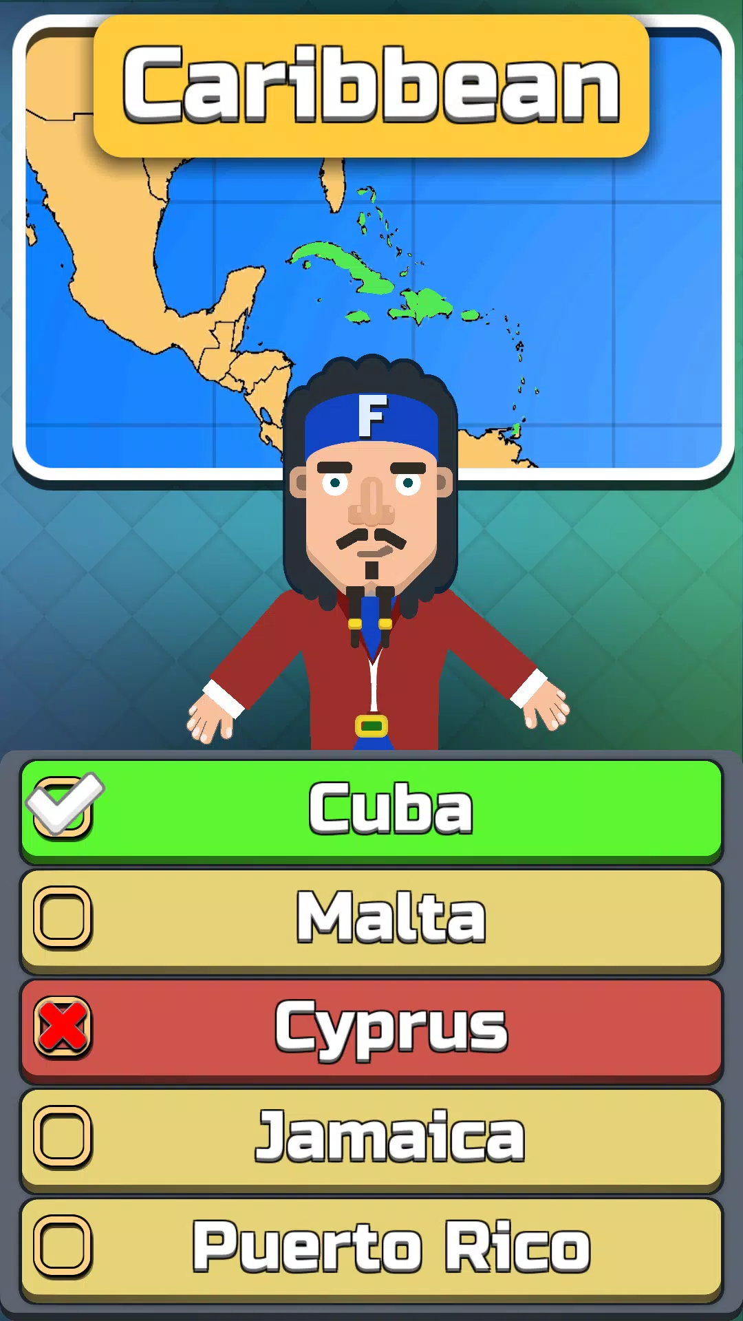 Geography: Flags Quiz Game Скриншот 2