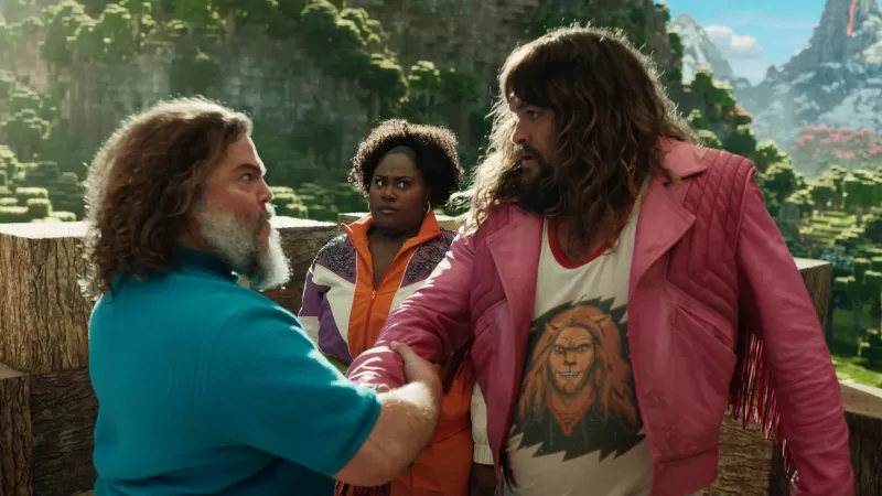 傑克·布萊克（Jack Black）在私人Minecraft電影服務器上建造大廈
