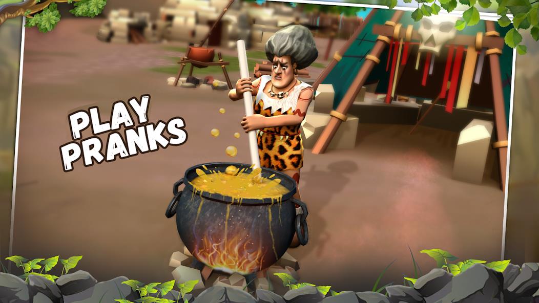 Scary Teacher Stone Age Mod应用截图第3张