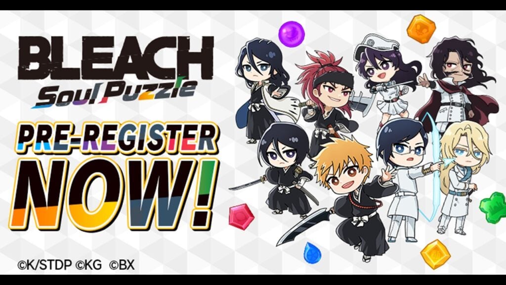 預注冊了Bleach Soul Puzzle，這是KLAB基於動漫的第一場益智遊戲！