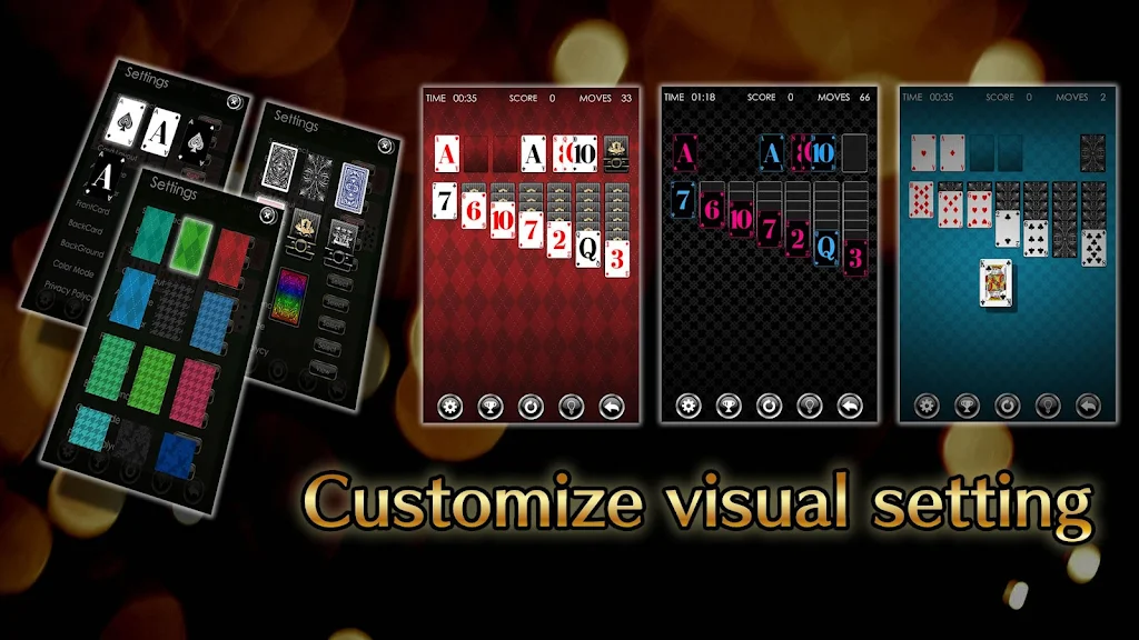 Solitaire Klondike HD 스크린샷 2