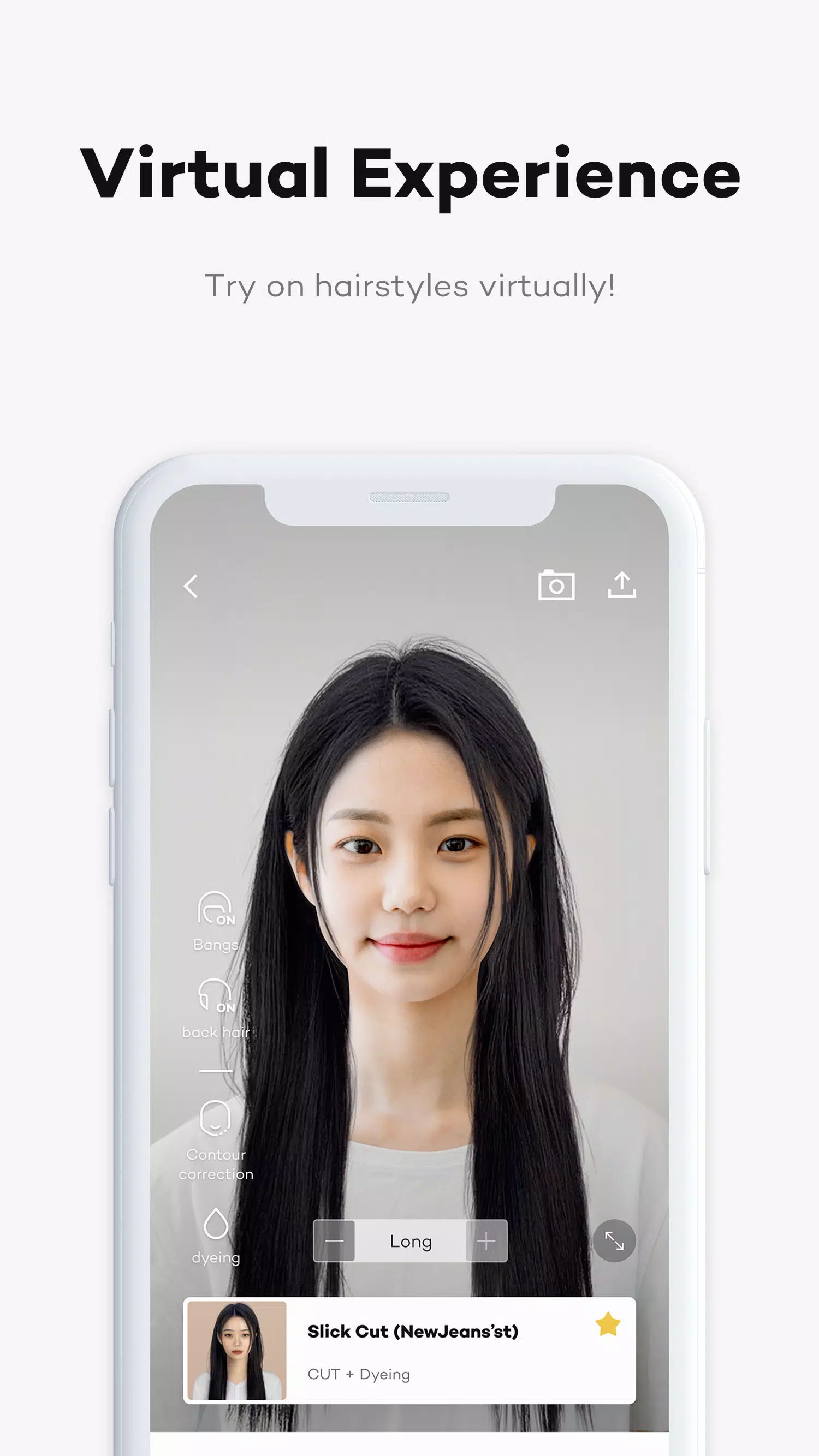 Hairfit - k-pop hairstyle Screenshot 3