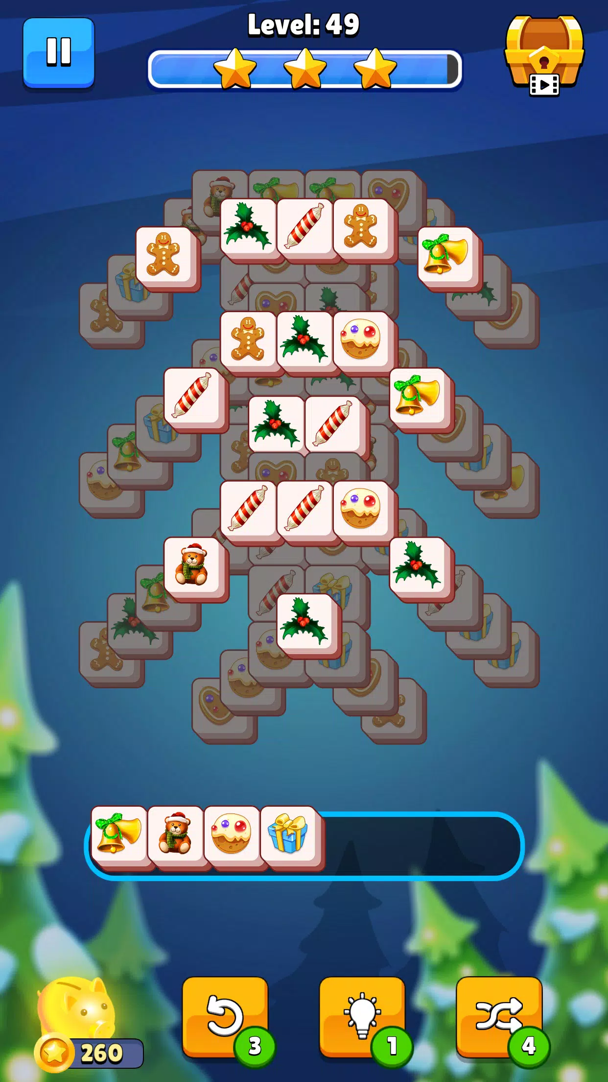 Christmas Mahjong Скриншот 4