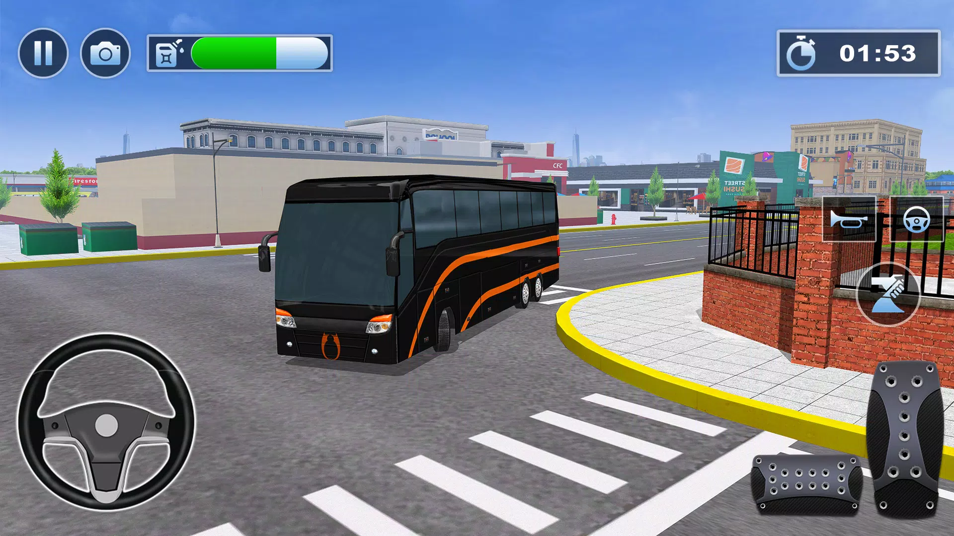 Bus Driving Simulator PVP Game Скриншот 3