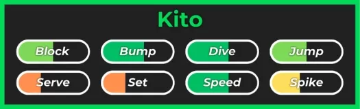 Stile Kito dall'esperienza Roblox di Haikyuu Legends