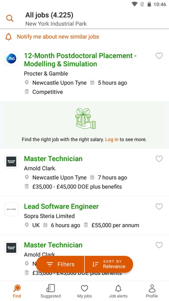 Totaljobs Tangkapan skrin 3
