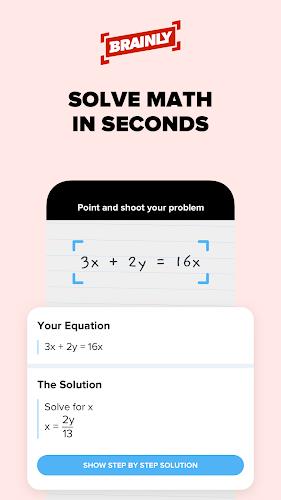 Brainly – Homework Math Solver Ảnh chụp màn hình 2