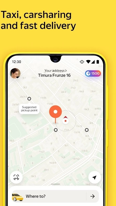 Yandex Go: taxi and delivery應用截圖第2張