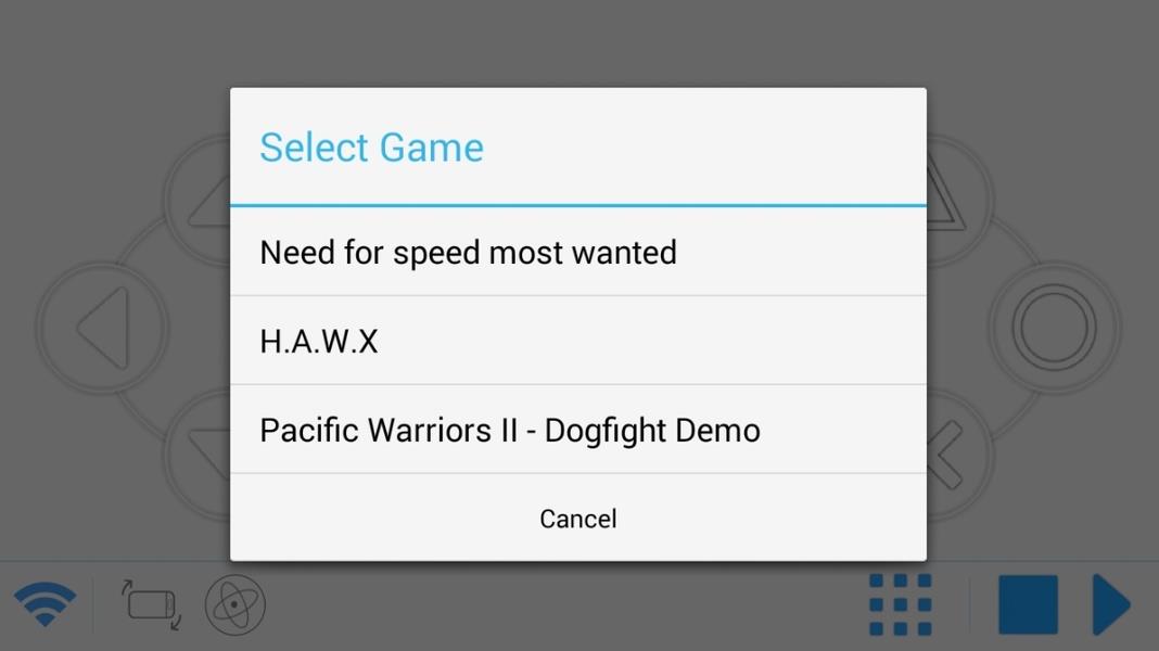Mobile Gamepad - BETA Zrzut ekranu 1