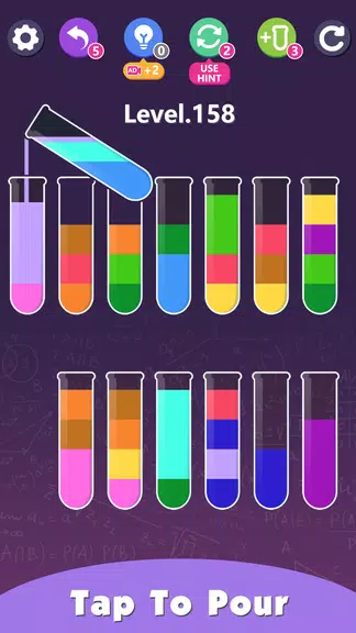 Water Sort Puzzle: Color Sort Ekran Görüntüsü 3