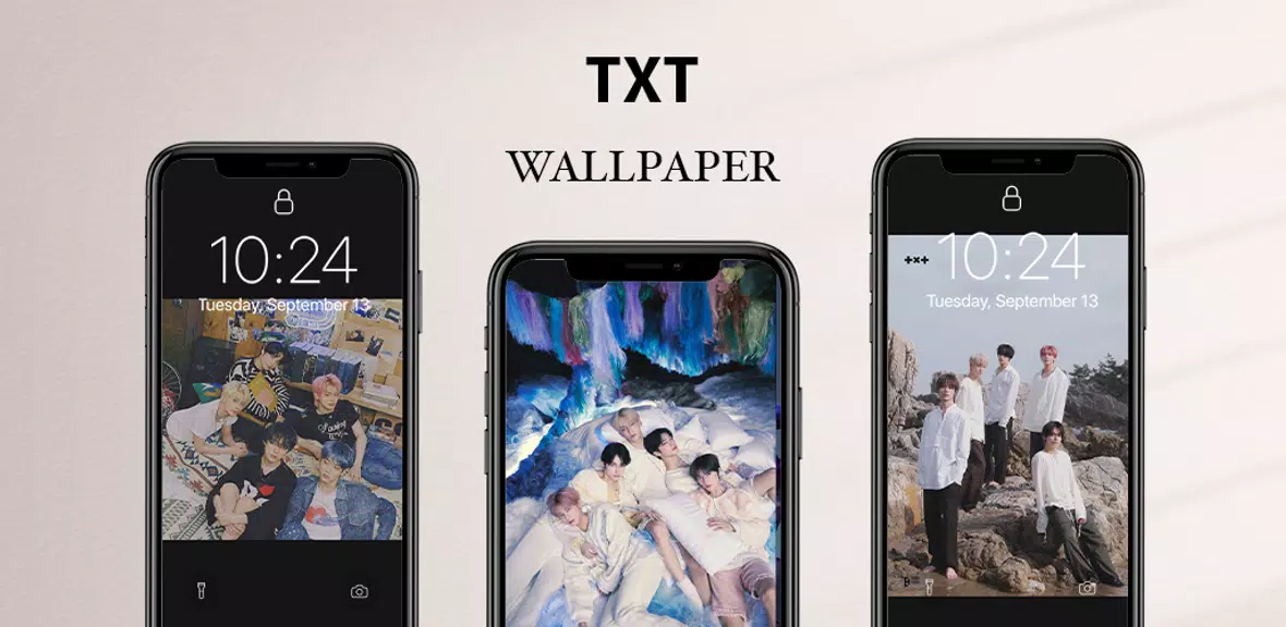TXT Wallpaper & HD Photo Tangkapan skrin 1