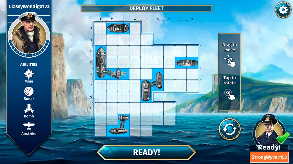 BATTLESHIP - Multiplayer Game Captura de tela 3