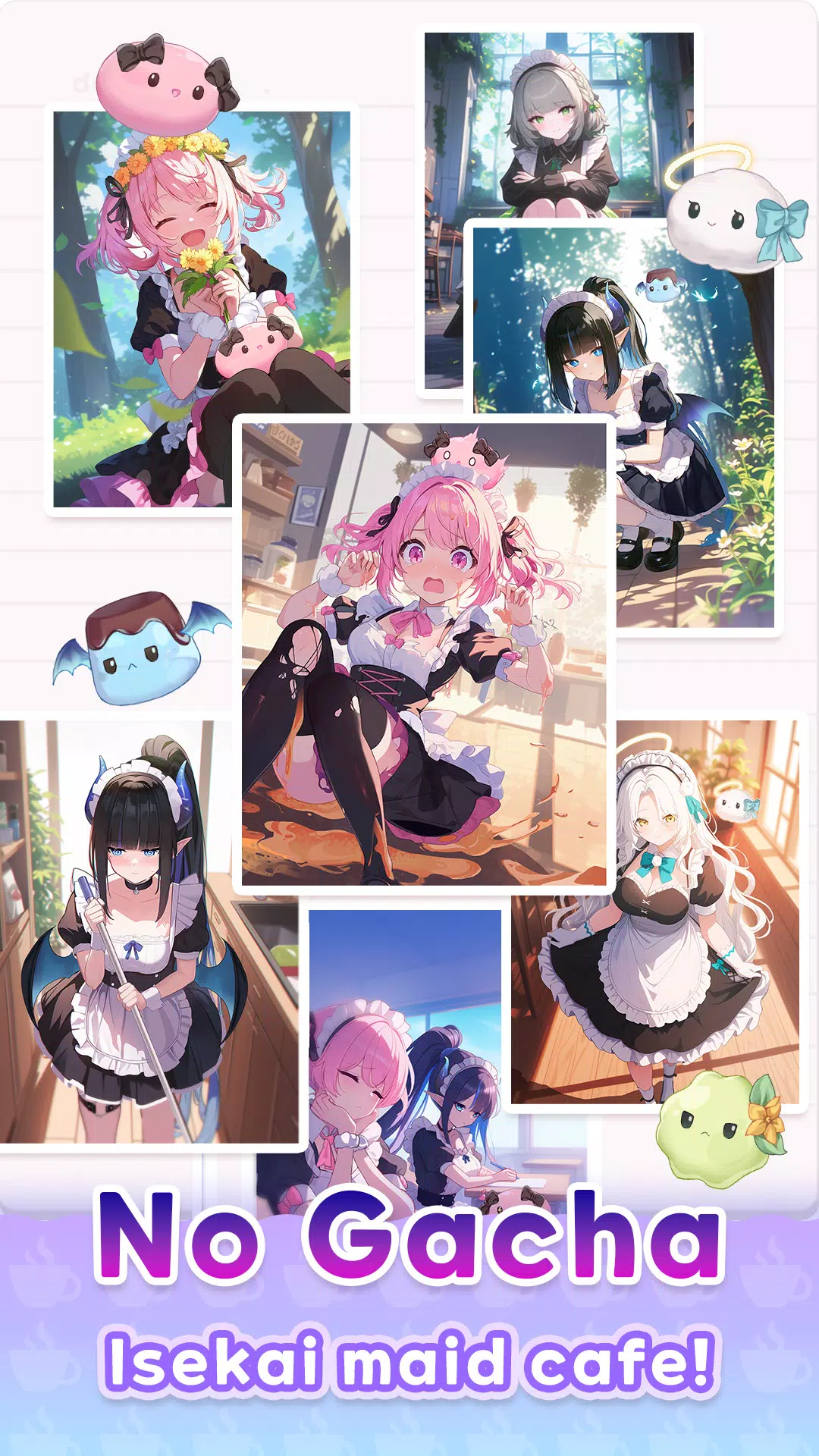 Merge Maid Cafe - Isekai Story Capture d'écran 2