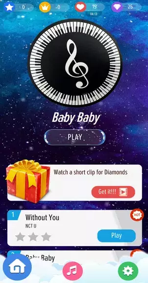 Kpop Piano Magic Tiles Offline - All Korean Song Captura de pantalla 1