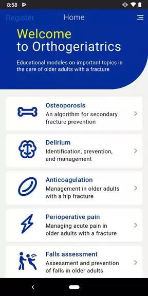 AOTrauma Orthogeriatrics Ekran Görüntüsü 2