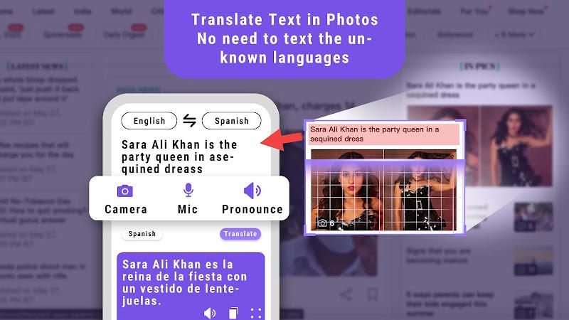 Translate Less with Text Voice Скриншот 3