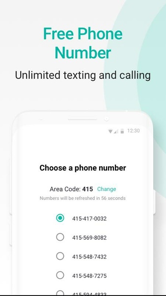 2ndLine Second Phone Number Zrzut ekranu 1