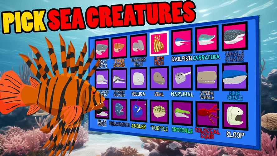 Shark Fights Sea Creatures應用截圖第2張