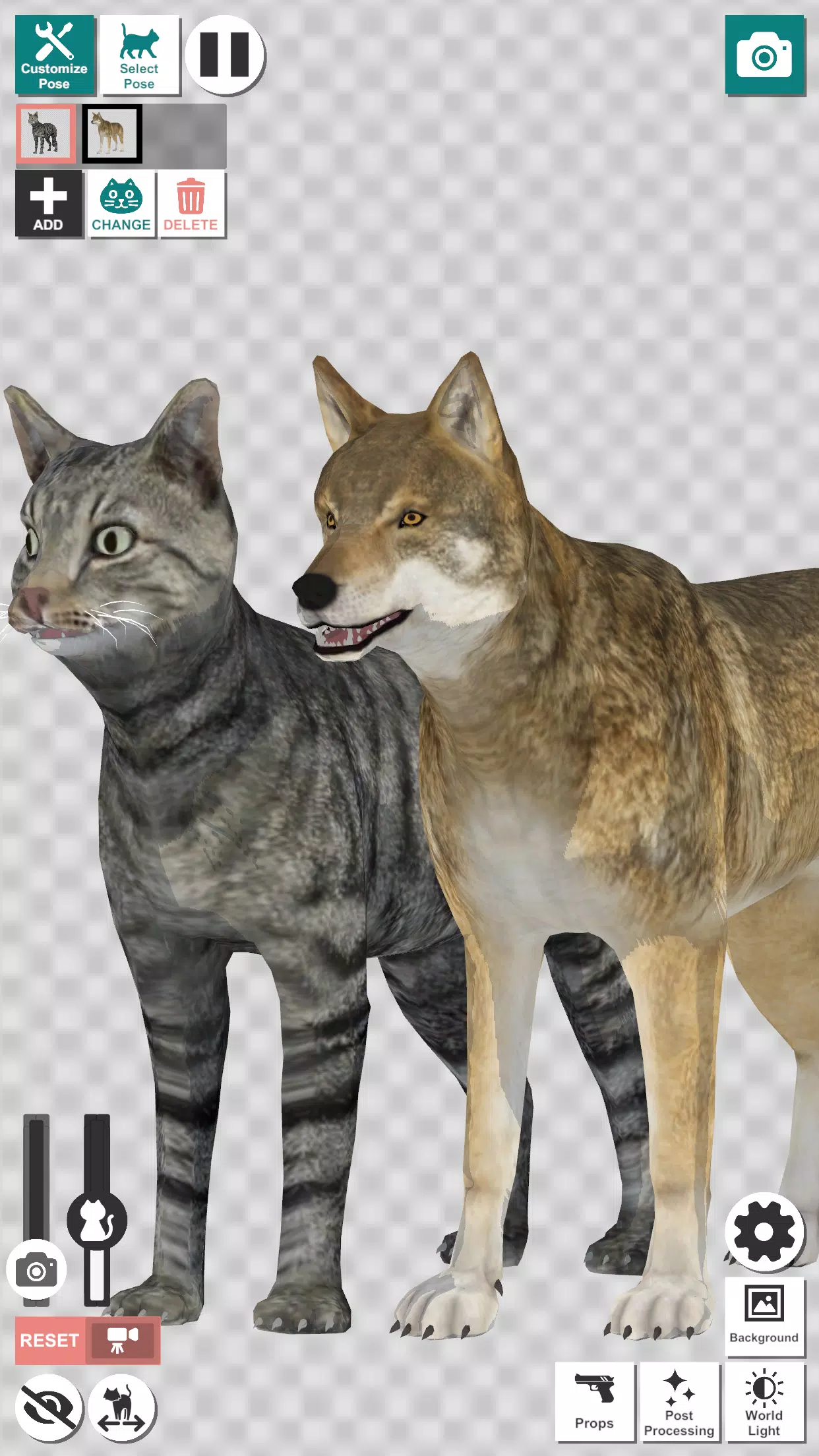 Animal Posing Captura de pantalla 1