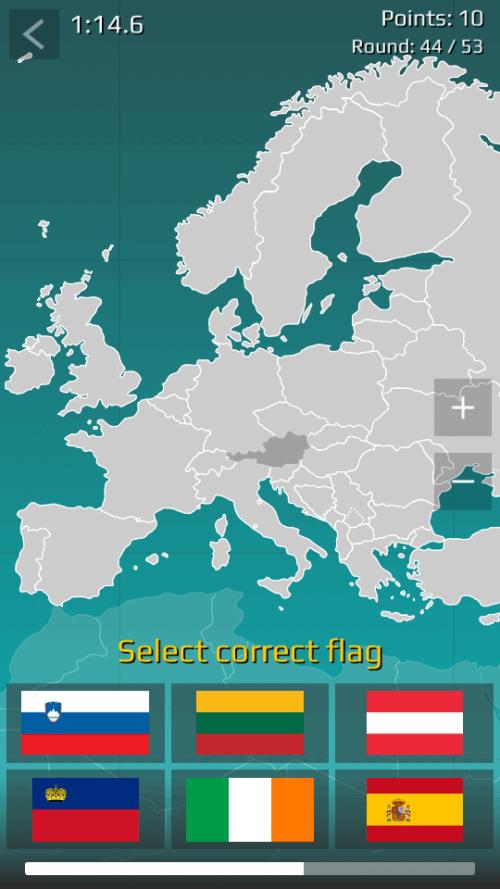 Schermata World Map Quiz 4