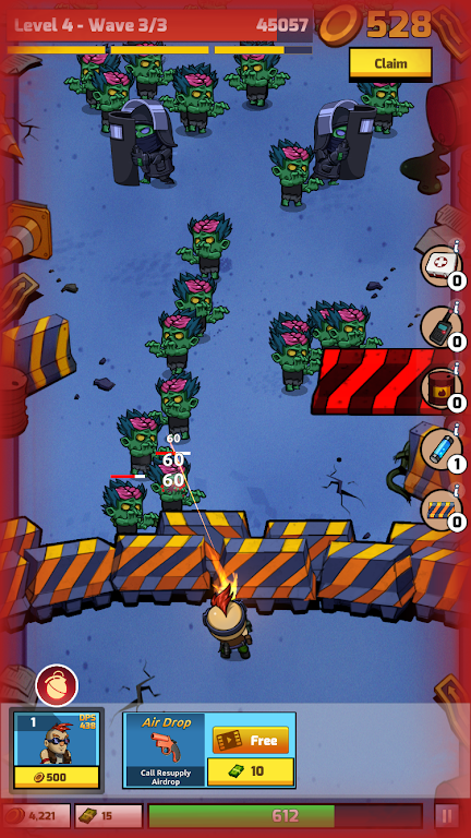 Idle Zombie Defence ဖန်သားပြင်ဓာတ်ပုံ 3