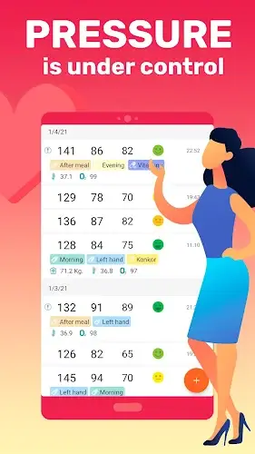 Blood Pressure－Cardio Journal Скриншот 3
