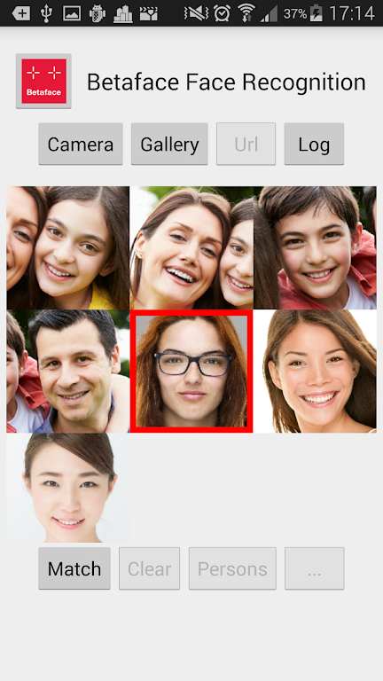 Betaface Face Recognition Capture d'écran 1