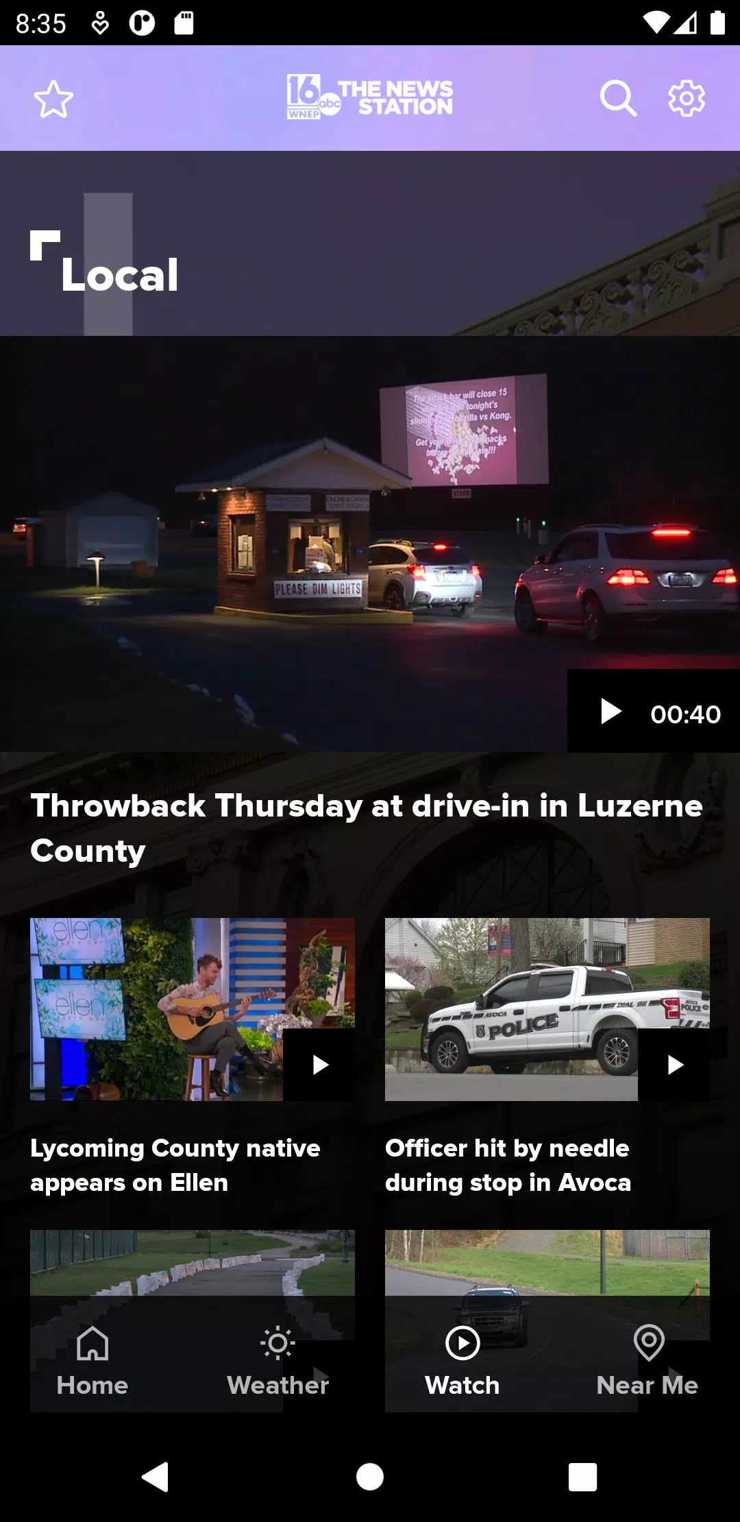 WNEP The News Station ဖန်သားပြင်ဓာတ်ပုံ 1