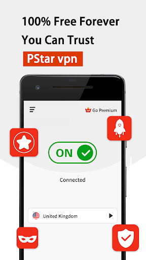 PStar VPN - Unlimited Fast Proxy應用截圖第1張