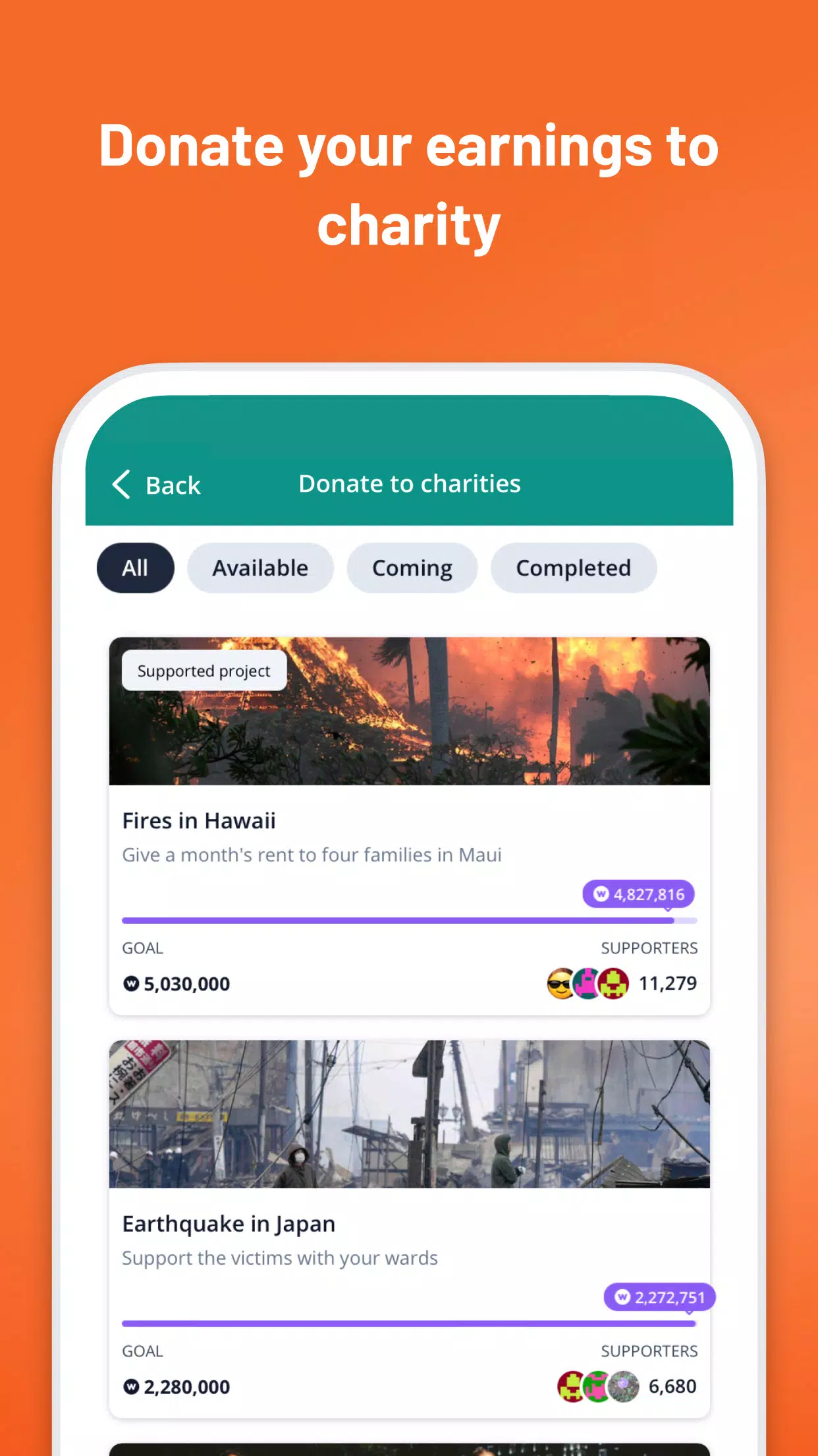 WeWard - The Walking App Скриншот 3