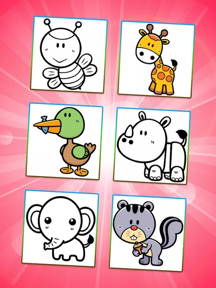 Coloring Games: Color Animals Скриншот 1