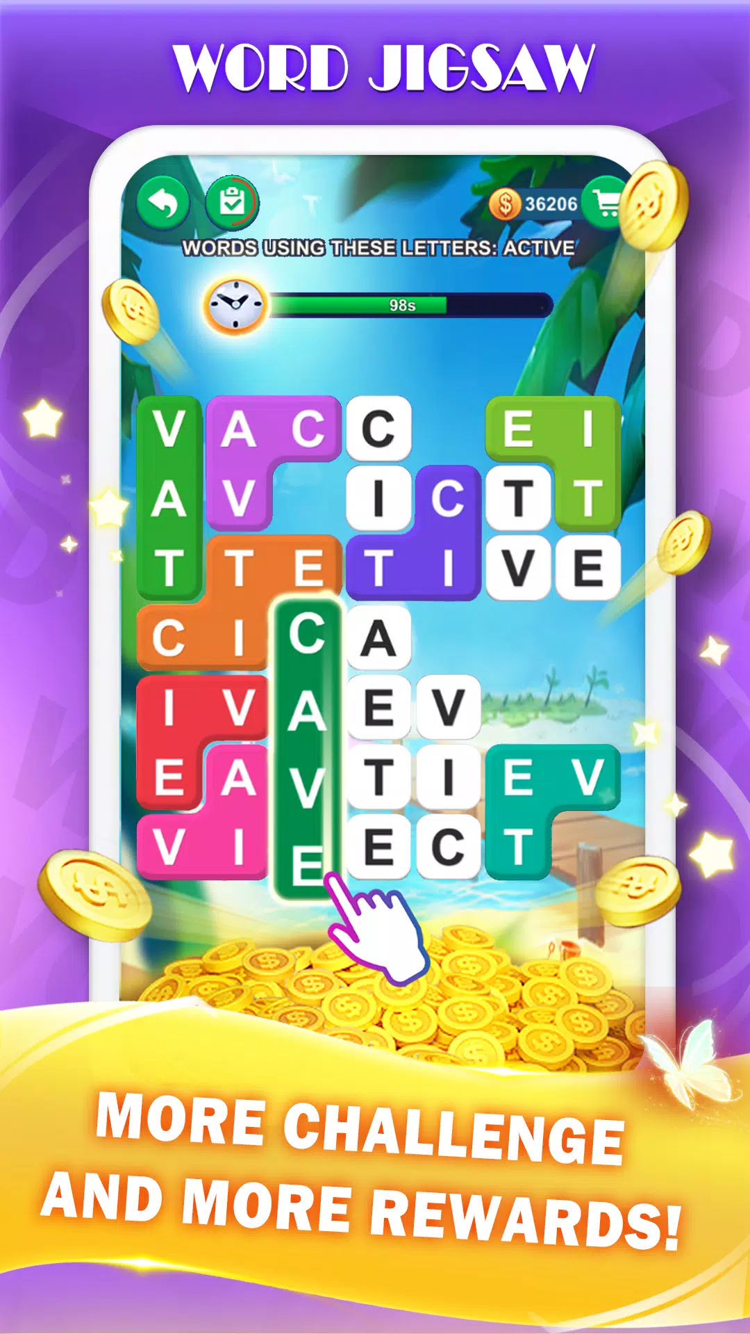 Word Jigsaw Puzzle Capture d'écran 2