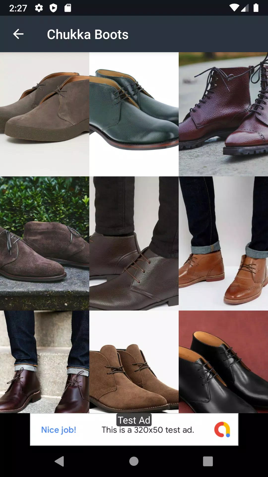 Chukka Boots Ideas Capture d'écran 2