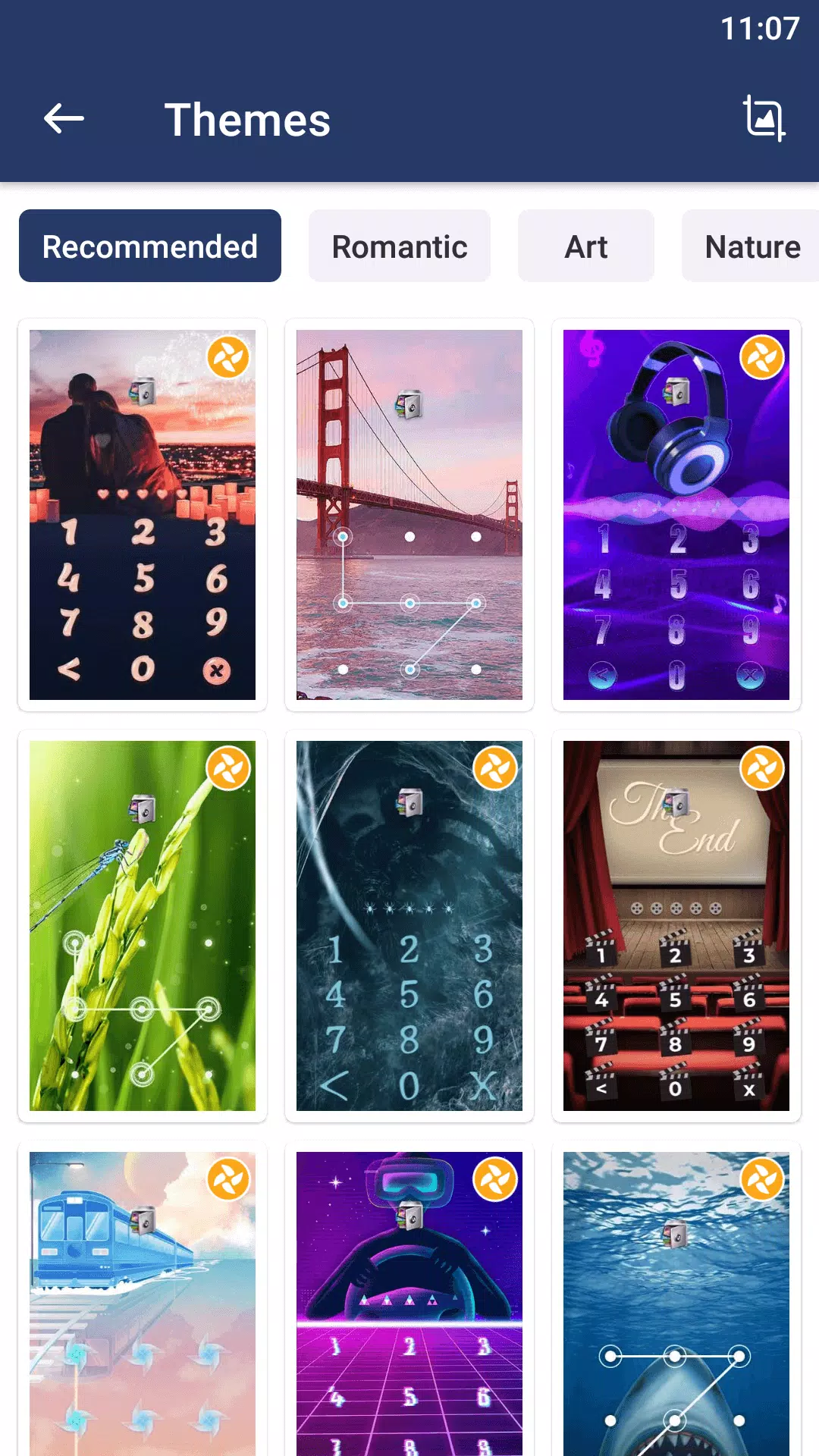 AppLock Live Theme Cinema Скриншот 3
