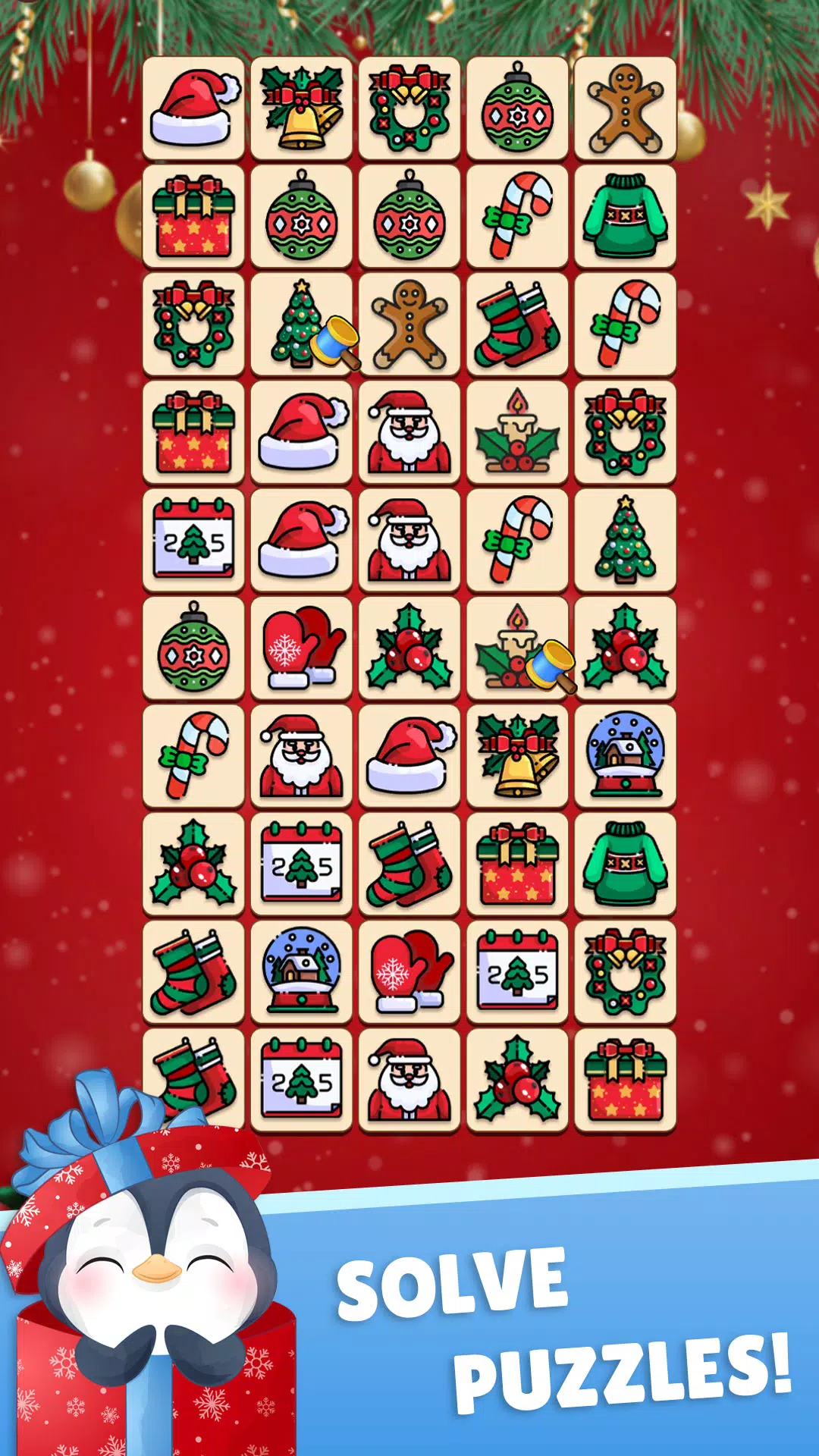 Xmas Tile Connect Ekran Görüntüsü 2