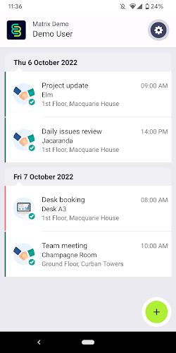 Schermata Matrix Booking 1