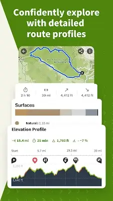komoot - hike, bike & run Скриншот 3