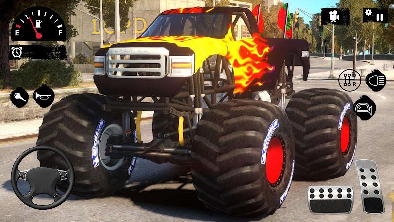 Schermata Hillock Monster Truck Driving 2