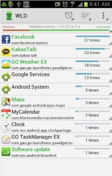 Wakelock Detector-Save Battery Скриншот 2
