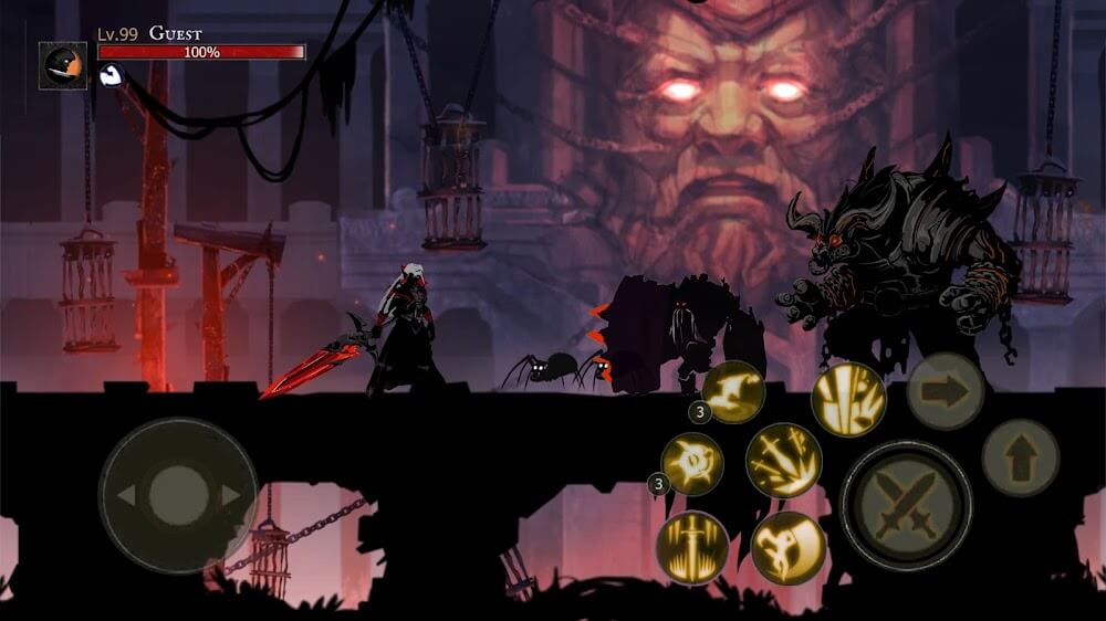 Shadow of Death: 格鬥角色扮演遊戲應用截圖第1張