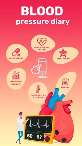 Blood Pressure－Cardio Journal Скриншот 1