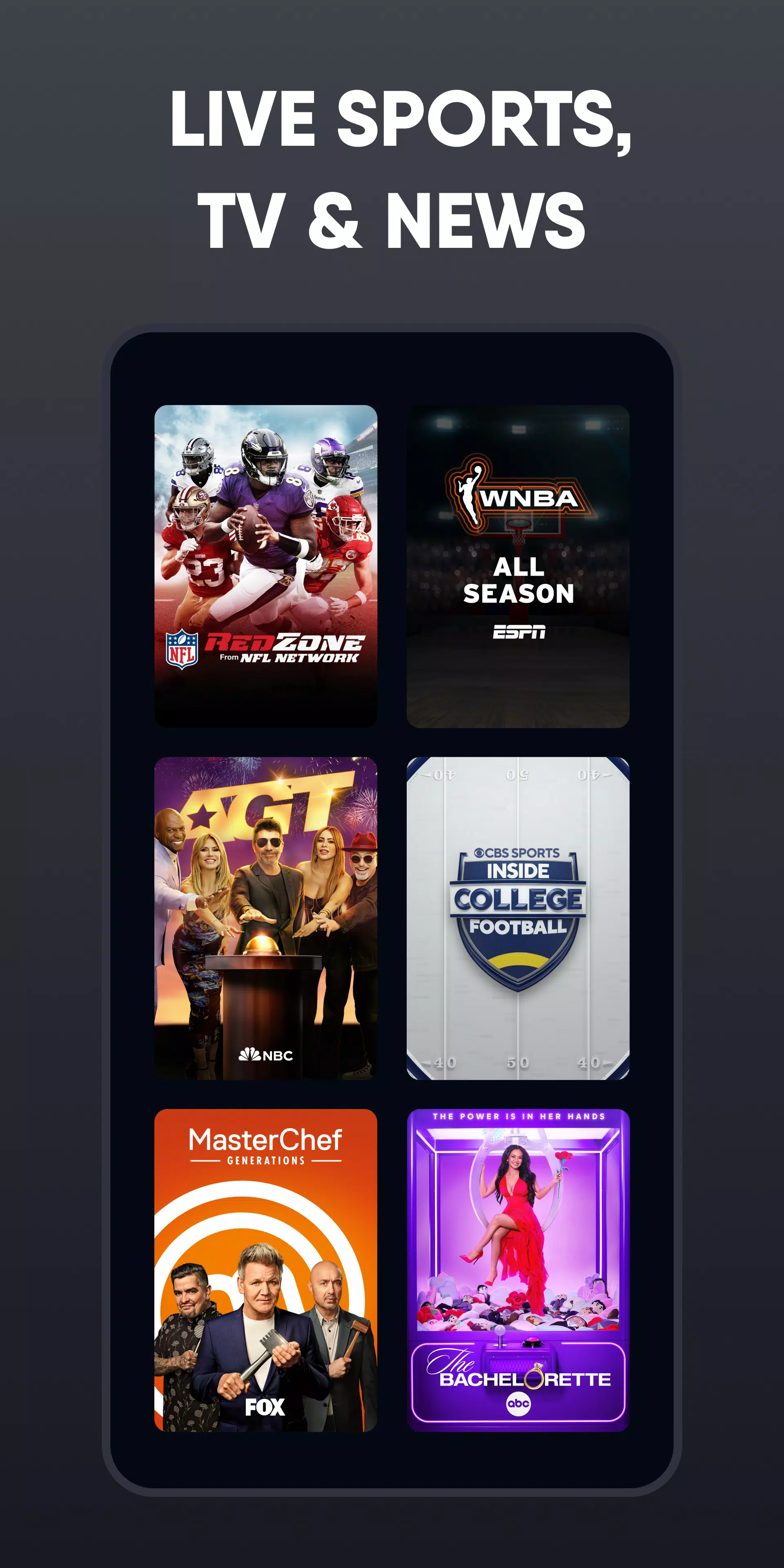 Fubo: Watch Live TV & Sports Screenshot 4