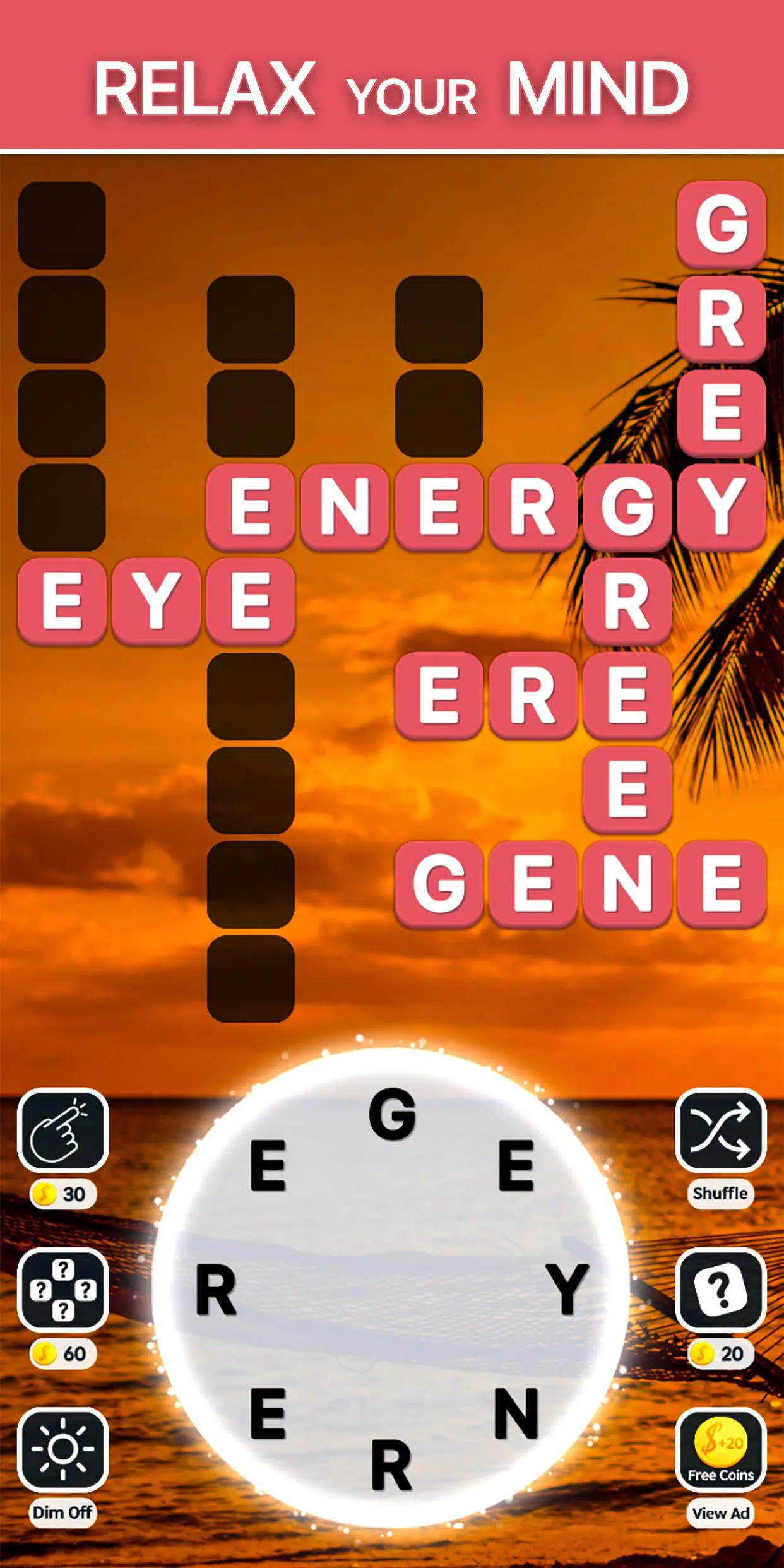 Word Swipe World Tour Connect Capture d'écran 1