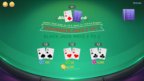 Blackjack - Casino World Скриншот 3