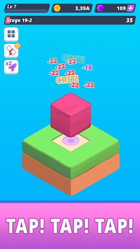 Schermata Tap Tap Cube - Idle Clicker 2