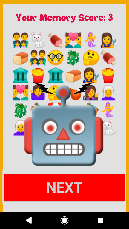 Emoji Memory Match Game Tangkapan skrin 3
