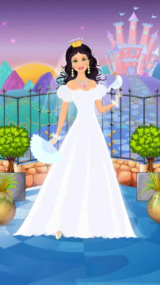 Princess Wedding Dress Up Game Zrzut ekranu 1