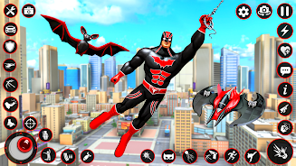 Bat Hero Dark Crime City Game應用截圖第3張