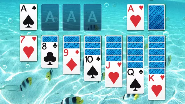 Solitaire: Ocean Blue ဖန်သားပြင်ဓာတ်ပုံ 4