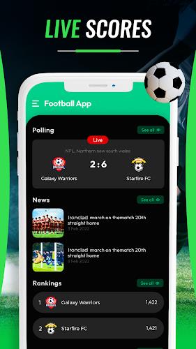 Live football: Live Soccer應用截圖第3張